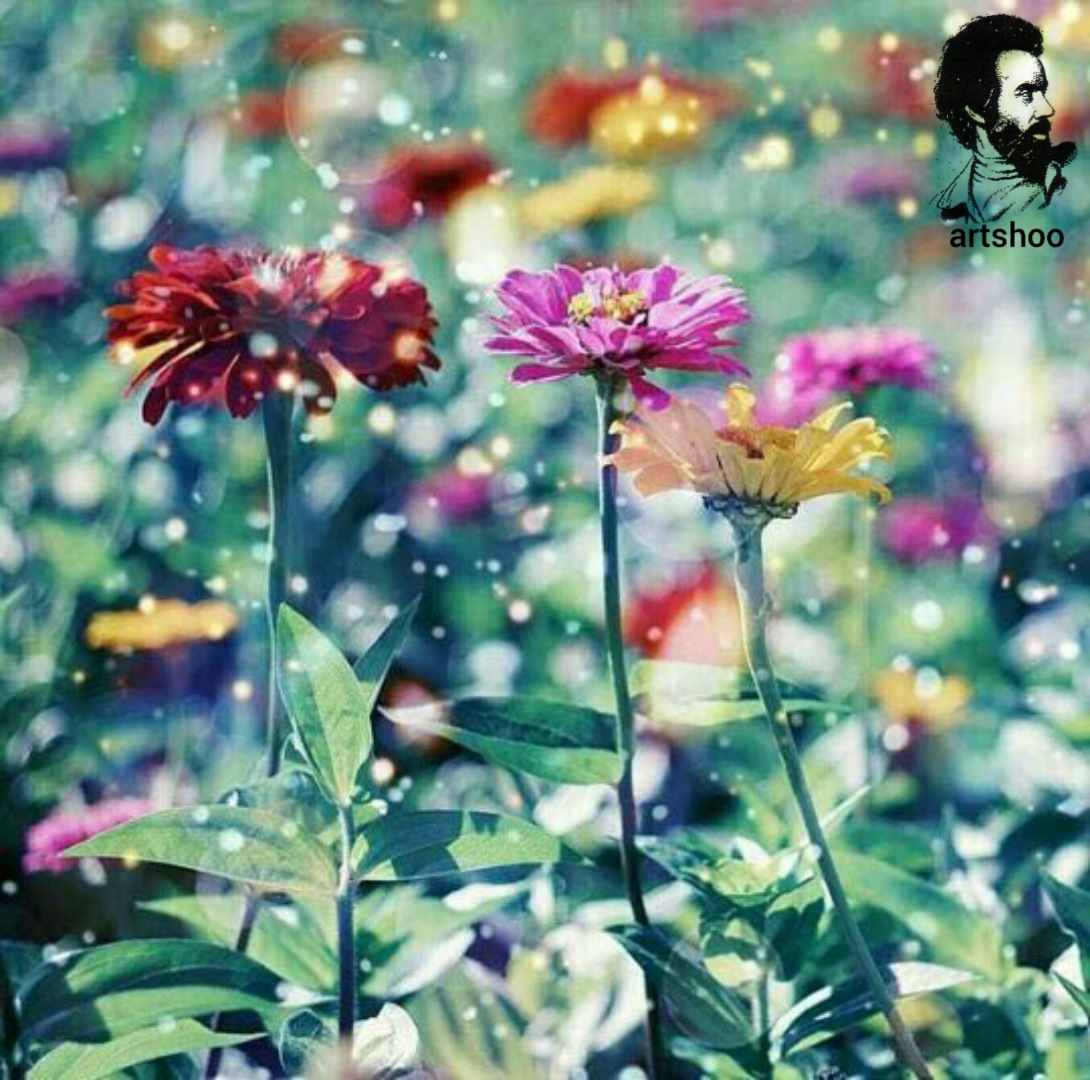 گل اورژینال رنگ روغن